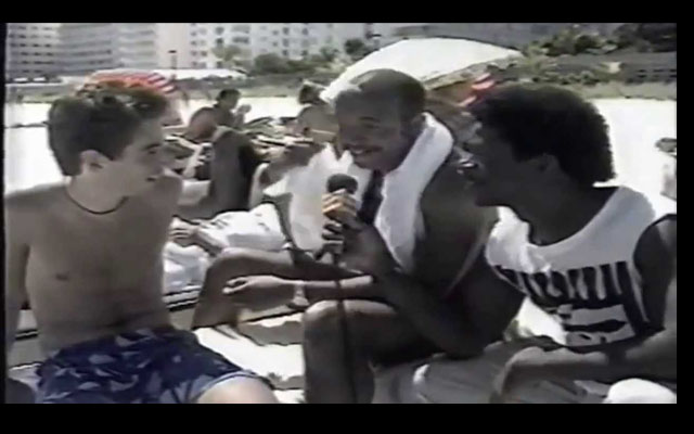 MCA of the Beastie Boys Photo Bombs a Russell Simmons Interview from 1985! EPIC!